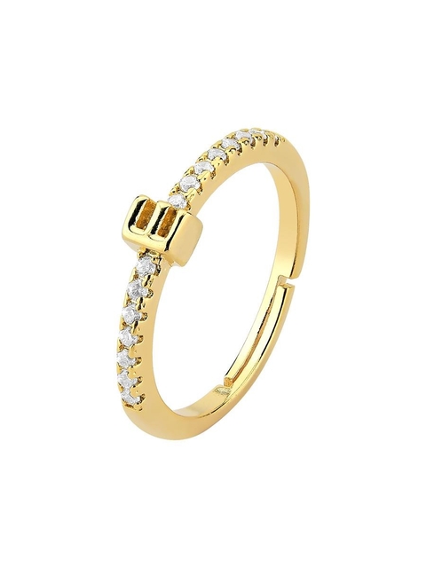 Anel Regulável Letra E**