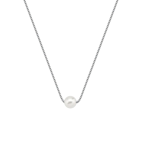 Colar Pérola - Prata Folheada