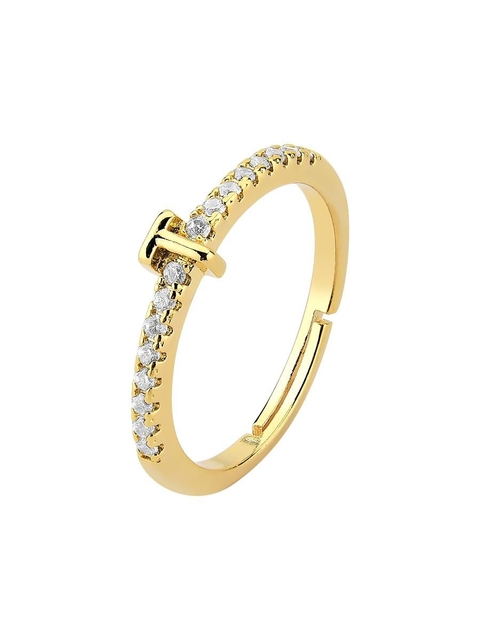 Anel Regulável Letra T**