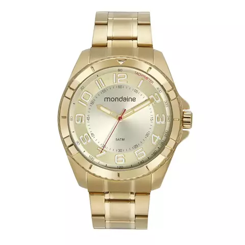 Relógio Masculino Mondaine Dourado - 48MM