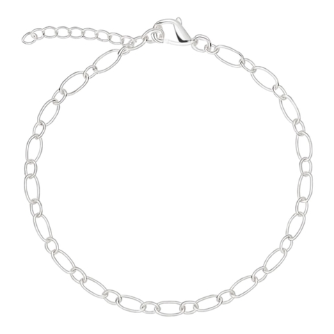 Pulseira Elos - Prata Folheada'