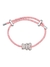 Pulseira Rosa Urso Cravejado