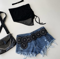 SHORT THREE (AZUL) - Moli Clothing