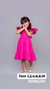 Vestido rosa festas
