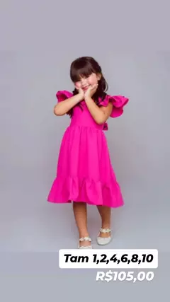 Vestido rosa festas