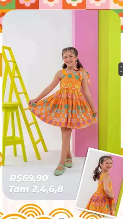 Vestido laranja