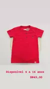 Camisa vermelha masculina