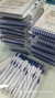 Kit com bloco A6 + caneta personalizada