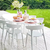 Silla Reforzada Modelo Luna x4 Color Blanco Mascardi en internet