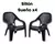 Silla Sillón Sueño Mascardi X4 Reforzado Negro