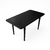 MESA 140X75CM COMUN NEGRA - comprar online
