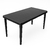 MESA 140X75CM COMUN NEGRA en internet