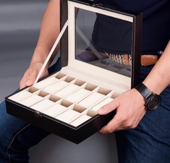 Estuche para relojes “Danna” beige - Organízate