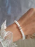 pulsera cristales dona y bolas de plata - comprar online