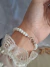 pulsera cristales dona y bolas de plata en internet