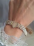Imagen de Pulsera plata y oro centro corazón