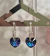 Aros cubanos cristal swarovski corazón eliotrope - comprar online