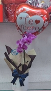 Orquídea Rosa "Te Quero"