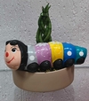 Mini espada de São Jorge com escultura