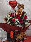 Arranjo de Rosas com Margarida