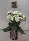 Flor da Fortuna Branca no copo do Corinthians