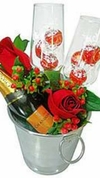 Balde Rosas com Chandon