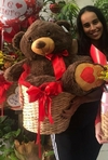 Urso no cesto