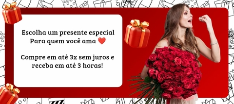 Imagem do banner rotativo Vilela Floricultura