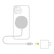 Kit carregador magnético magsafe p/iphone 12 13 max