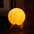 Luminária Lua Cheia 3d Abajur Touch 15cm Núcleos Quarto Galáxia Universo Deco