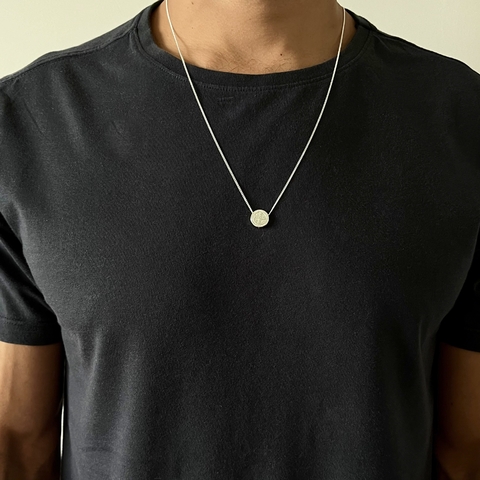 Escapulário Religioso São Bento Prata 925