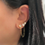 Brinco Ear Line com Cristais Banhado a Ouro