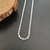 Corrente Piastrine 40 cm Prata 925 na internet