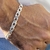 Pulseira Elo Duplo Aberto 6 mm Prata 925