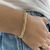 Pulseira Malha Snake Lisa Banhado a Ouro - comprar online