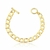 Pulseira Groumet Lisa Banhado a Ouro - Marquesa Joia