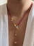 Colar Gravatinha Love com Cristais Búlgaros Banhado a Ouro - comprar online