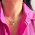 Imagem do Conjunto de Flor Vazada Banhado a Ouro