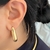 Argola Lisa Oval Banhado a Ouro - comprar online