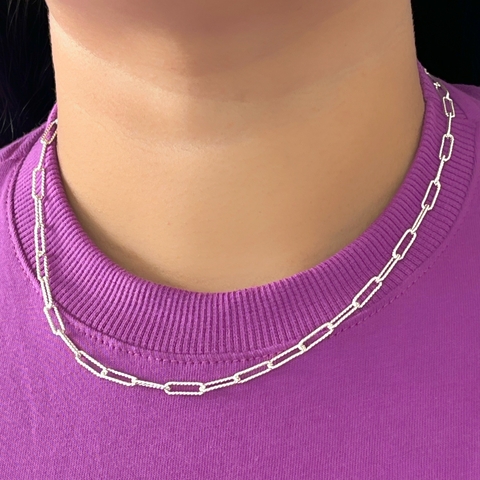 Corrente Elos Torcidos Prata 925 - comprar online