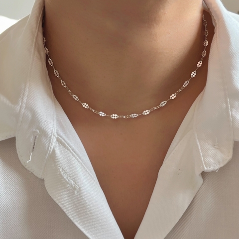 Colar Trevo Prata 925 - comprar online