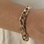 Pulseira Groumet Lisa Banhado a Ouro