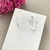 Brinco Ear Hook Cravejado Prata 925 - comprar online