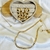 Kit de Brincos e Choker Groumet Banhado a Ouro - comprar online