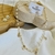 Kit de Brincos e Colar de Pérola Banhado a Ouro - comprar online