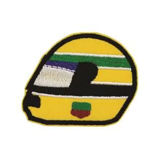 Patch Termocolante Capacete Ayrton Senna - 4,60x 5,60cm