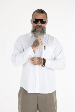 Camisa S.F.W. / white / manga longa.