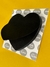 Bloco Adesivo Coração Preto Molin - 50 folhas - Etc e Tal Papelaria