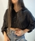 Camisa Klyn | Crop capucha - OBSIDIA.