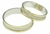 Alianzas + plata 925 y oro 18k grabado incluido